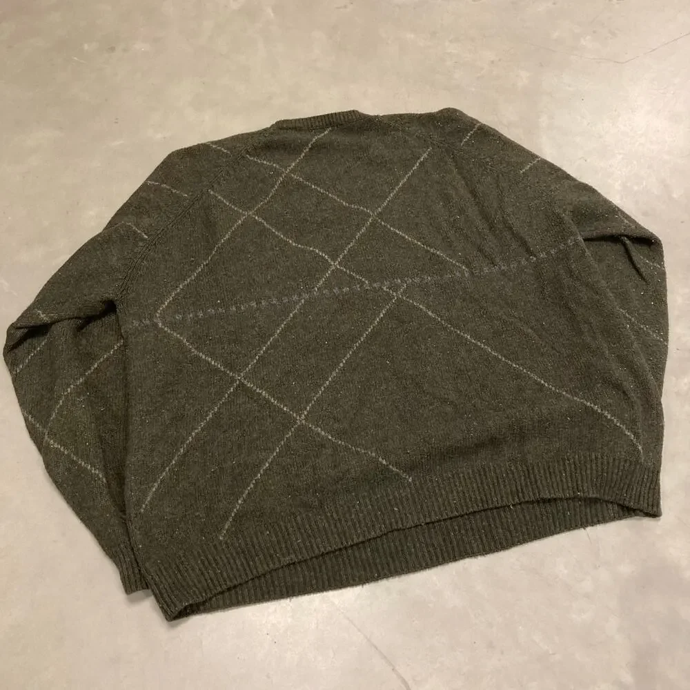 vintage patterned izod sweater